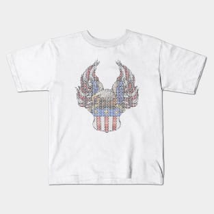 Typographic eagle Kids T-Shirt